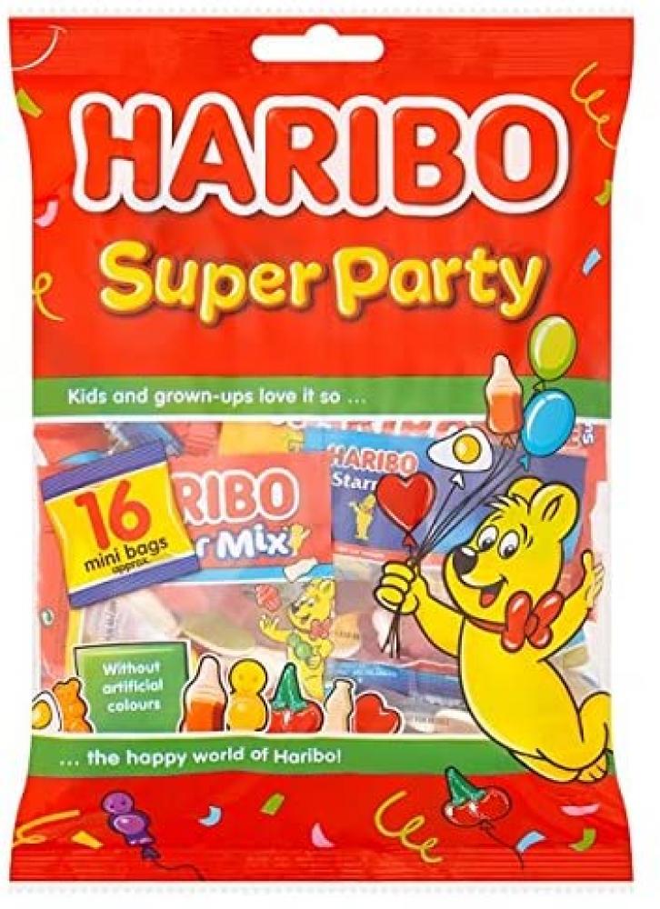 Haribo Super Party 16 Mini Bags 256g RRP 2 CLEARANCE XL 1.50
